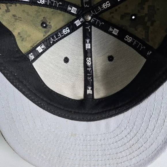 MLB Chicago Cubs New Era 59Fifty Cap Digital camo 7¼ Hat On Field Salute Service - Picture 7 of 9